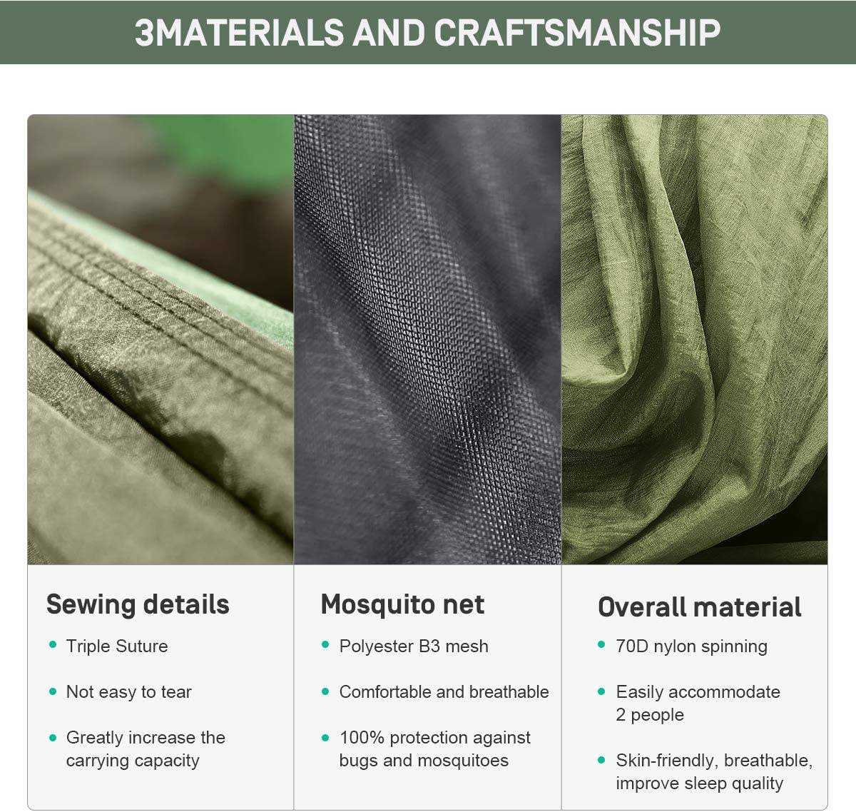 Cheap Goat Tents Ultralight Hanging Tree Tent with Mosquito Net For Camping 2 Person Waterproof Portable Hammocks Outdoor Hiking 4 Season Tentage   